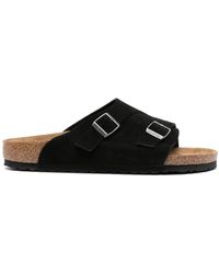 Birkenstock - Zürich Suede Sandals - Lyst