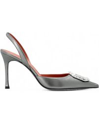 AMINA MUADDI - Camelia Crystal-Embellished Pumps - Lyst
