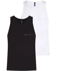 KARL LAGERFELD - Logo-Print Tops (Set Of Two) - Lyst
