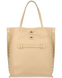 Zanellato - Medium A'Spasso Stud-Embellished Leather Tote Bag - Lyst