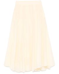 Peserico - Cotton Midi Skirt - Lyst