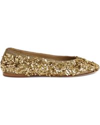 Rabanne - Sequin-Embellished Ballet Flats - Lyst