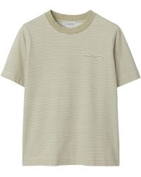 Burberry - Striped T-Shirt - Lyst
