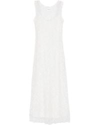 P.A.R.O.S.H. - Noodles Lace Trim Dress - Lyst