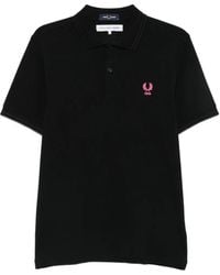 Comme des Garçons - Logo-Embroidered Cotton Polo Shirt - Lyst