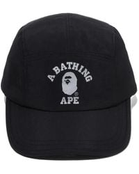 A Bathing Ape - Logo Cap - Lyst