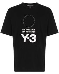 Y-3 - Stacked Logo Tee - Lyst