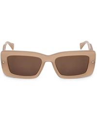 AllSaints - Lunettes De Soleil Cordie À Monture Rectangulaire - Lyst