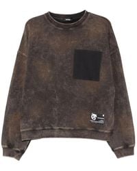 we11done - Logo-Embroidered Sweatshirt - Lyst