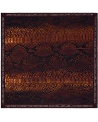 Jean Paul Gaultier - Python Print Silk Scarf - Lyst