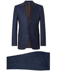 ZEGNA - Costume Trofeo 120Mila En Laine Marine - Lyst