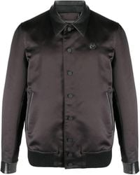 Philipp Plein - Bomberjack Met Satijnen Afwerking - Lyst