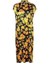 Balenciaga - Vestido sin mangas con estampado floral - Lyst