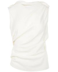 Club21 - Blouse Drapée Freya À Design Sans Manches - Lyst