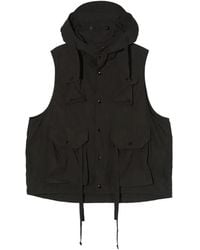 Engineered Garments - Hooded Multi-Pocket Field Vest - Lyst