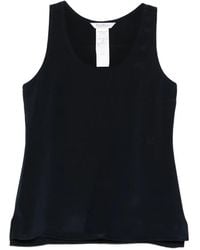Max Mara - Silk Crepe De Chine Top - Lyst