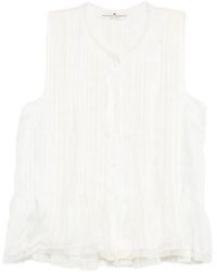 Ermanno Scervino - Lace-Detail Blouse - Lyst