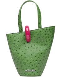 Jacquemus - Kleine The Bambola Tasche Mit Straußen-Effekt - Lyst