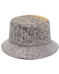 Borsalino - Sombrero de pescador con placa del logo - Lyst