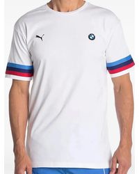 PUMA - Bmw Motorsport Striped-Detail T-Shirt - Lyst