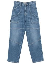 Ba&sh - Moyce Jeans Met Vlakken En Zakdetail - Lyst