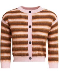 Marni - Gestreept Vest Met Geborsteld Effect - Lyst