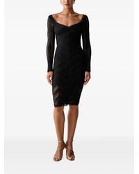 Charo Ruiz - Kaly Lace Long-Sleeve Midi Dress - Lyst