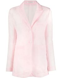 Cecilie Bahnsen Lace Embroidered Blazer - Pink