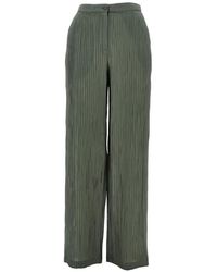 Emporio Armani - Crepe Trousers - Lyst