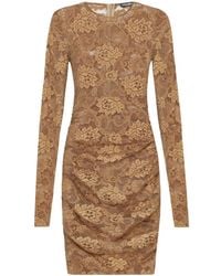 Dolce & Gabbana - Semi-Doorzichtige Mini-Jurk - Lyst