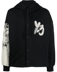 Y-3 - Graphic Logo French Terry Hoodie - Lyst