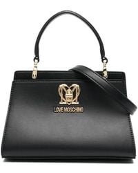 Love Moschino - Logo-Plaque Crossbody Bag - Lyst