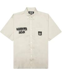 Neighborhood - Camicia Con Stampa Grafica - Lyst