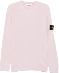 Stone Island - Round-Neck Knitwear - Lyst