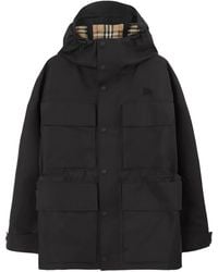 Burberry - Patch-Pocket Parka Coat - Lyst