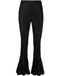 Sacai - Flared Plooibroek - Lyst
