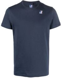 K-Way - T-Shirt Mit Logo-Print - Lyst