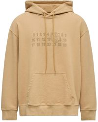 MM6 by Maison Margiela - Embroidered Graphic Hoodie - Lyst