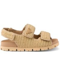Prada - Sandalen Monolith - Lyst