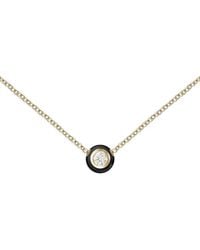 Melissa Kaye - 18K Small Audrey Diamond Pendant Necklace - Lyst