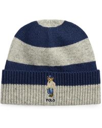 Polo Ralph Lauren - Polo Bear Striped Beanie Hat - Lyst