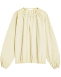 Proenza Schouler - Wendy Round-Neck Balloon-Sleeve Blouse - Lyst