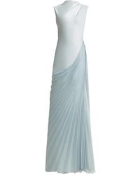 Gemy Maalouf - Pleat-Detail Maxi Dress - Lyst