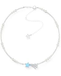 YVMIN - Shooting Star Pearl Necklace - Lyst