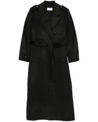 The Dynamis Studio - Double-Breasted Belted Coat - Lyst