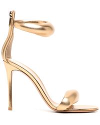 Gianvito Rossi - Bijoux 100Mm Leather Sandals - Lyst