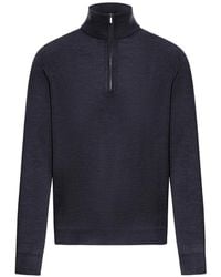Zanone - Zip Slim Sweater - Lyst