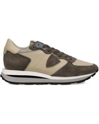 Philippe Model - Tropaz Haute Suede-Panel Sneakers - Lyst