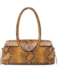 STAUD - Maude Snake-print Shoulder Bag - Lyst