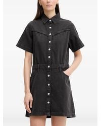 Levi's - Button-Up Denim Mini Dress - Lyst